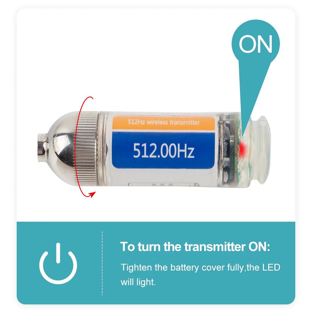 Wireless 512Hz Sonde Transmitter for Pipe Locators by HitMyNeed