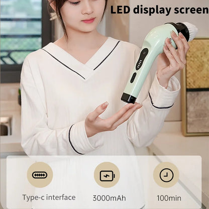 Wireless 9-in-1 Electric Spin Cleaning Brush by HitMyNeed