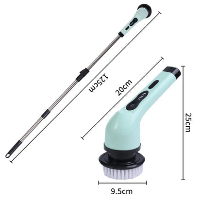 Wireless 9-in-1 Electric Spin Cleaning Brush by HitMyNeed