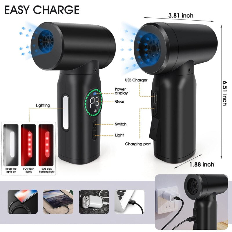 Wireless Air Duster & Mini Vacuum for Electronics by HitMyNeed