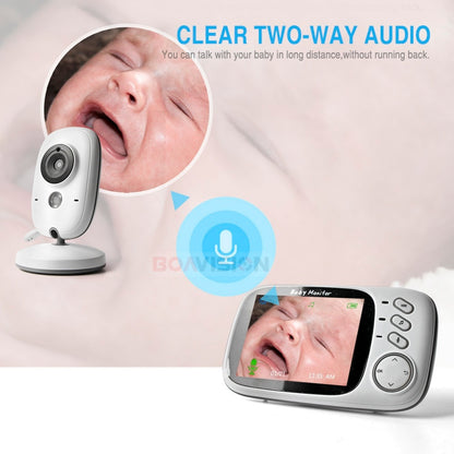 Wireless Baby Monitor with Night Vision & VOX Mode by HitMyNeed