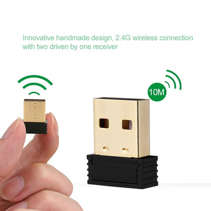 Wireless Bamboo Keyboard and Mouse Set by HitMyNeed