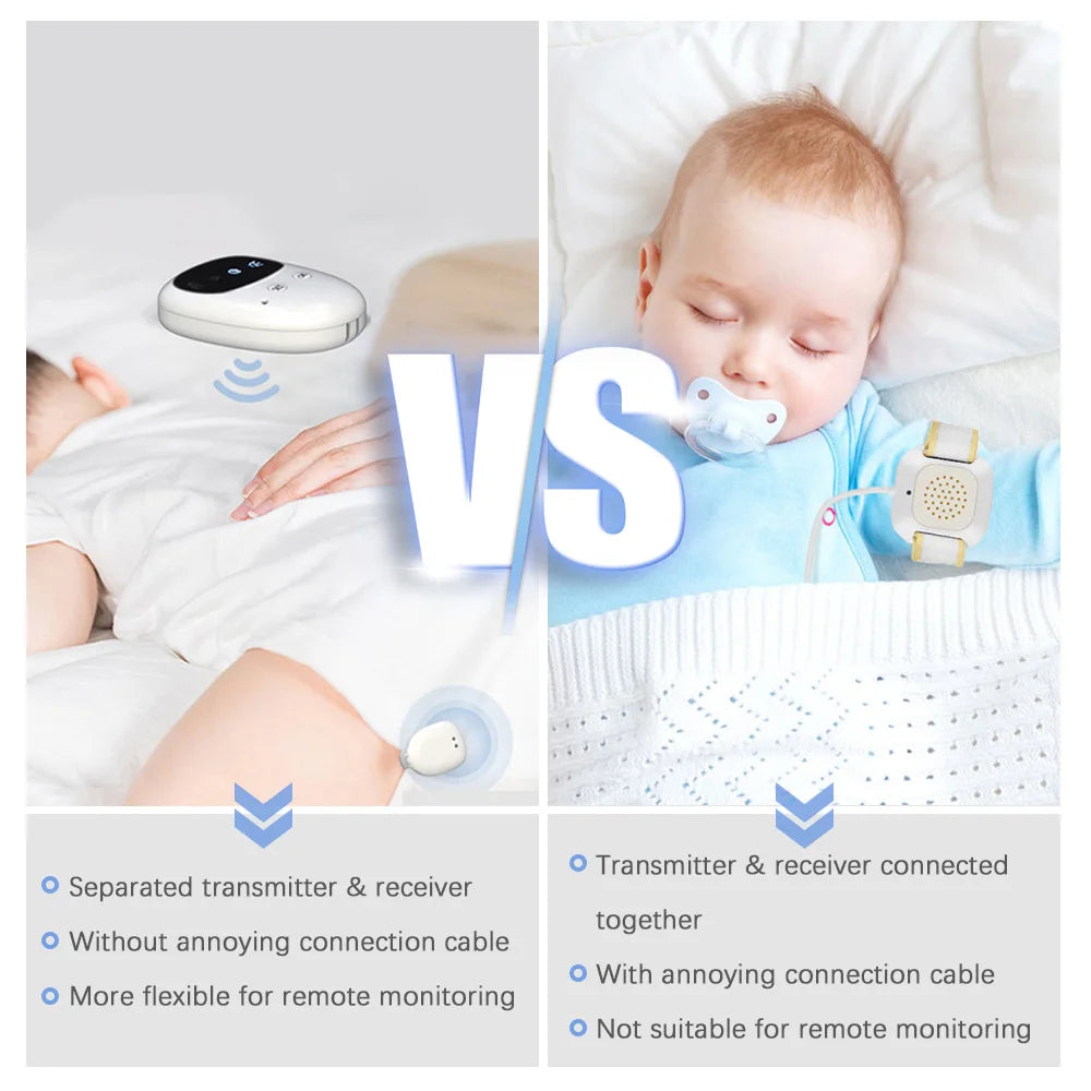 Wireless Bedwetting Alarm with Vibration & Receiver by HitMyNeed
