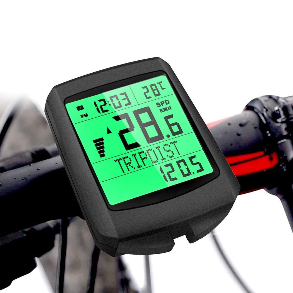 Wireless Bike Speedometer with LCD Display by HitMyNeed
