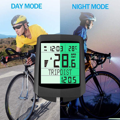 Wireless Bike Speedometer with LCD Display by HitMyNeed