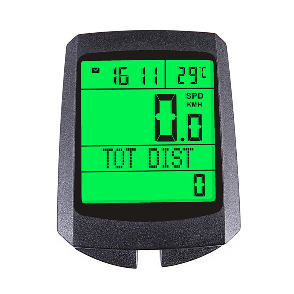 Wireless Bike Speedometer with LCD Display by HitMyNeed
