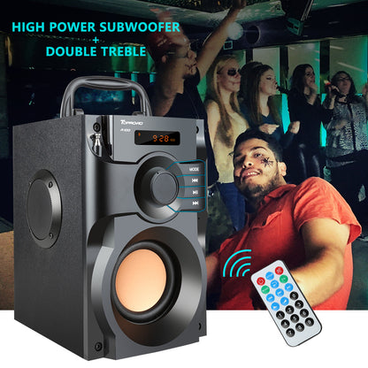 Wireless Bluetooth Stereo Speaker with Heavy Bass by HitMyNeed
