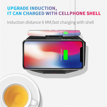Wireless Car Charger Phone Dock with HUD Display by HitMyNeed