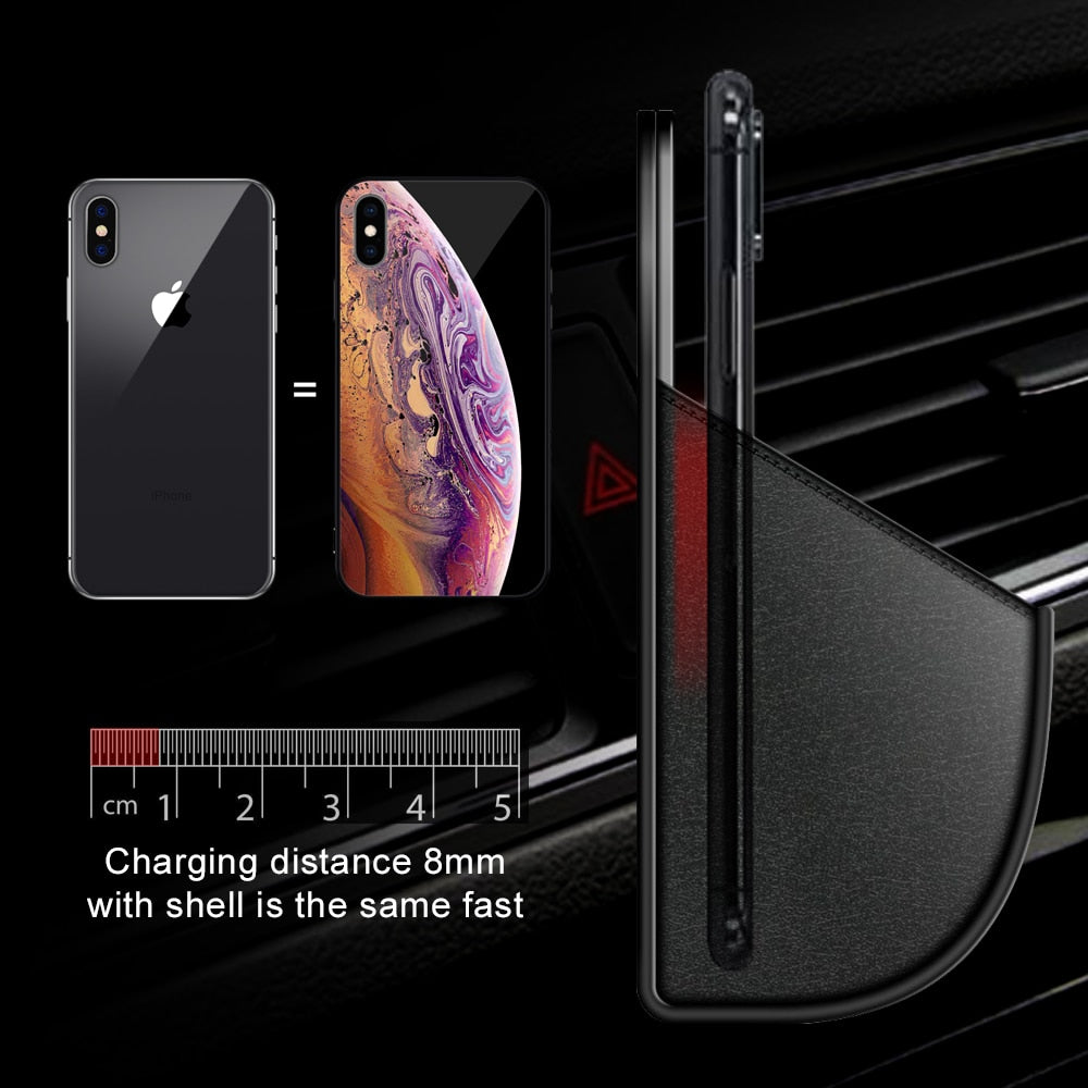 Wireless Car Vent Phone Stand & Charging Organizer by HitMyNeed