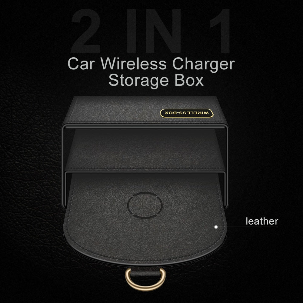 Wireless Car Vent Phone Stand & Charging Organizer by HitMyNeed