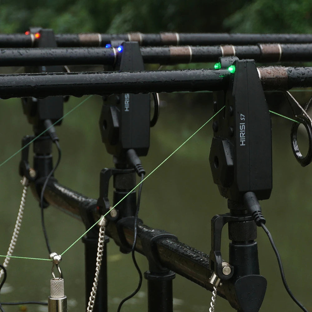 Wireless Carp Fishing Alarm Set with Camping Light S7-4D by HitMyNeed