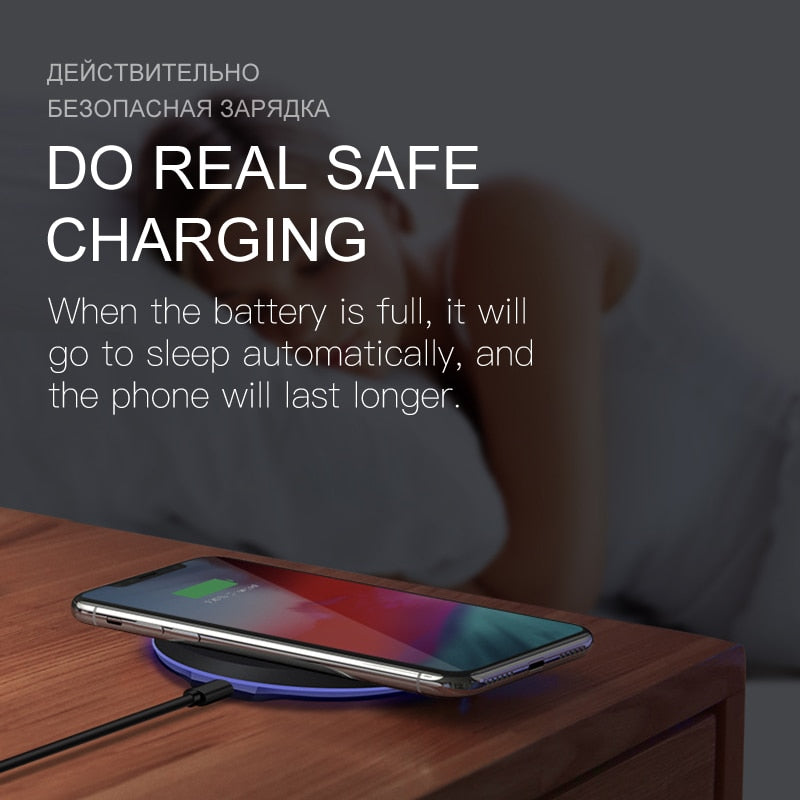 Wireless Charging Pad Power Charger 5W Qi Compatible by HitMyNeed