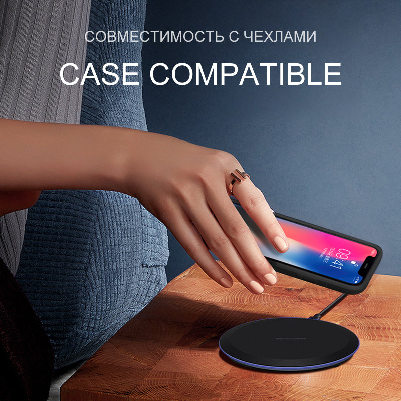 Wireless Charging Pad Power Charger 5W Qi Compatible by HitMyNeed