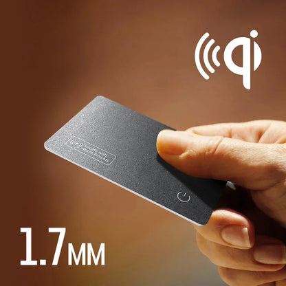 Wireless Charging Tracker Card with Wallet GPS Tag by HitMyNeed