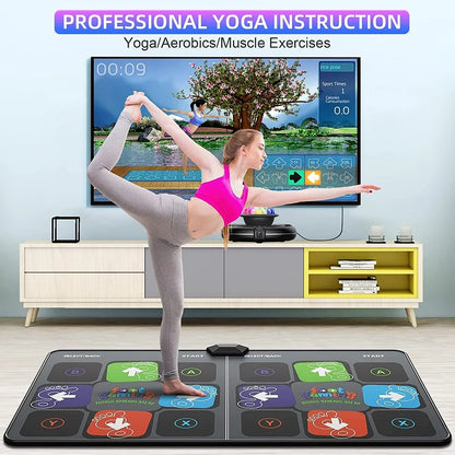Wireless Dance Mat Game for TV & PC, Double Player by HitMyNeed