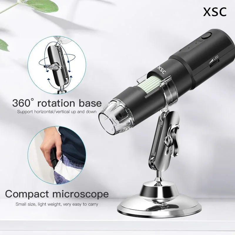 Wireless Dermatoscope 1000X Skin & Scalp Analyzer by HitMyNeed