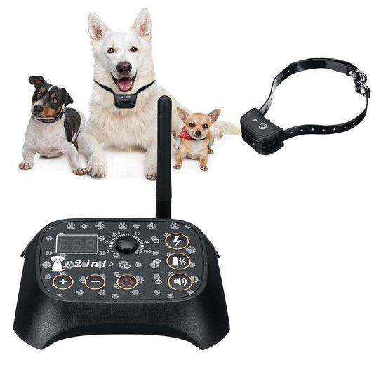 Wireless Dog Fence Collar with Remote Controller by HitMyNeed