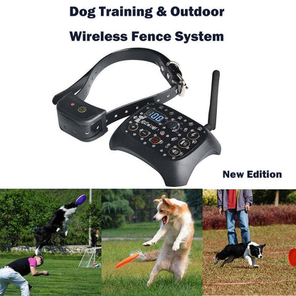 Wireless Dog Fence Collar with Remote Controller by HitMyNeed