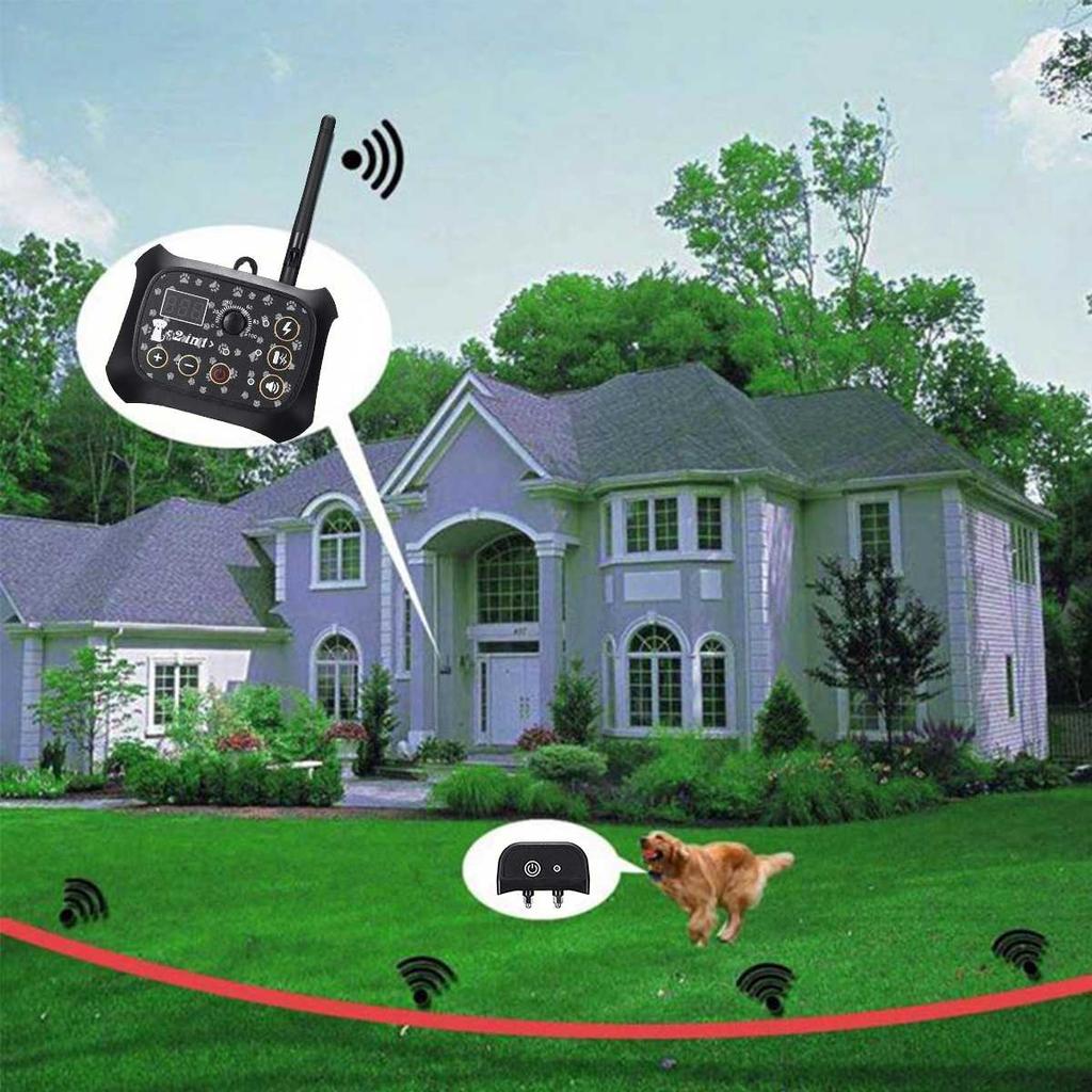 Wireless Dog Fence Collar with Remote Controller by HitMyNeed
