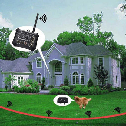 Wireless Dog Fence Collar with Remote Controller by HitMyNeed