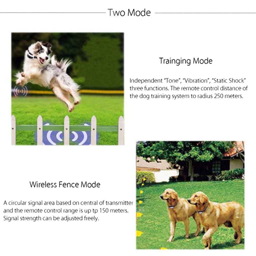 Wireless Dog Fence Collar with Remote Controller by HitMyNeed