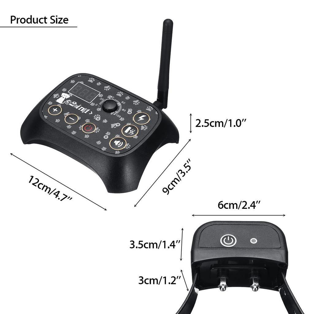 Wireless Dog Fence Collar with Remote Controller by HitMyNeed