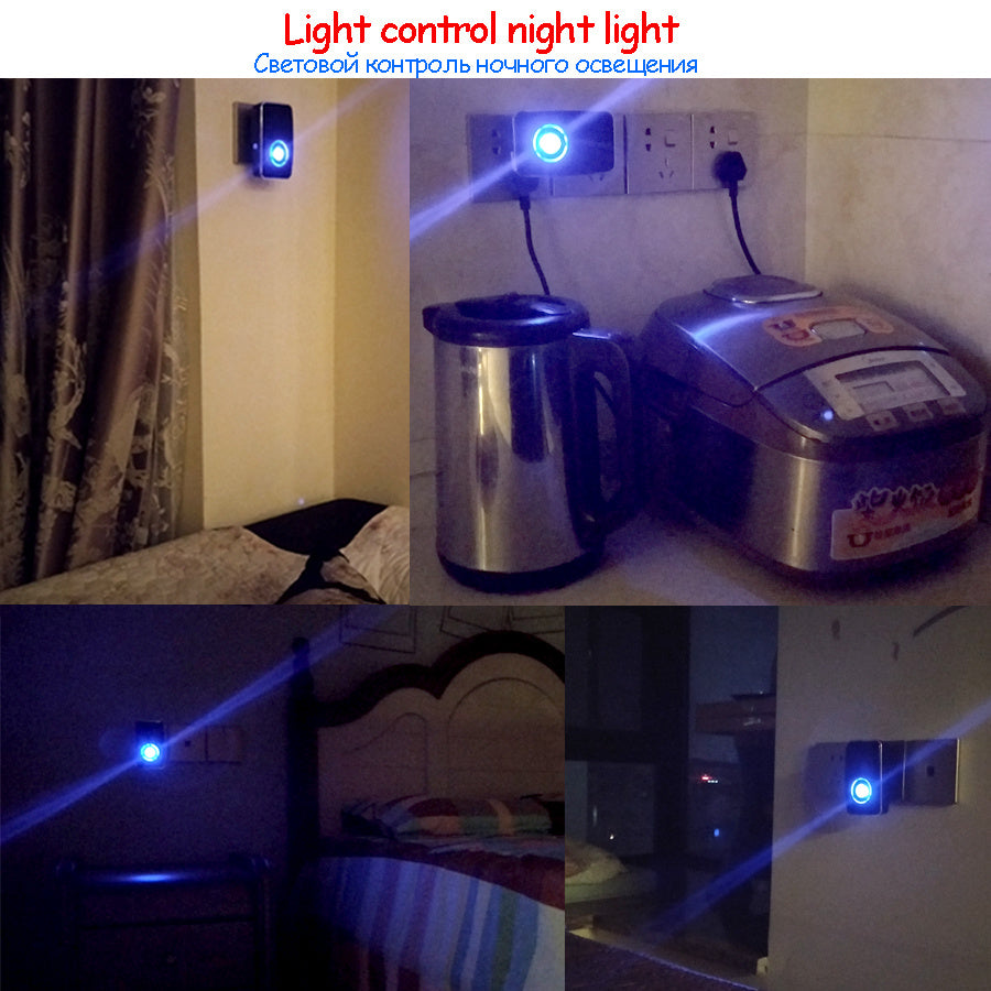 Wireless Doorbell with Night Light Sensor, 150m Range by HitMyNeed