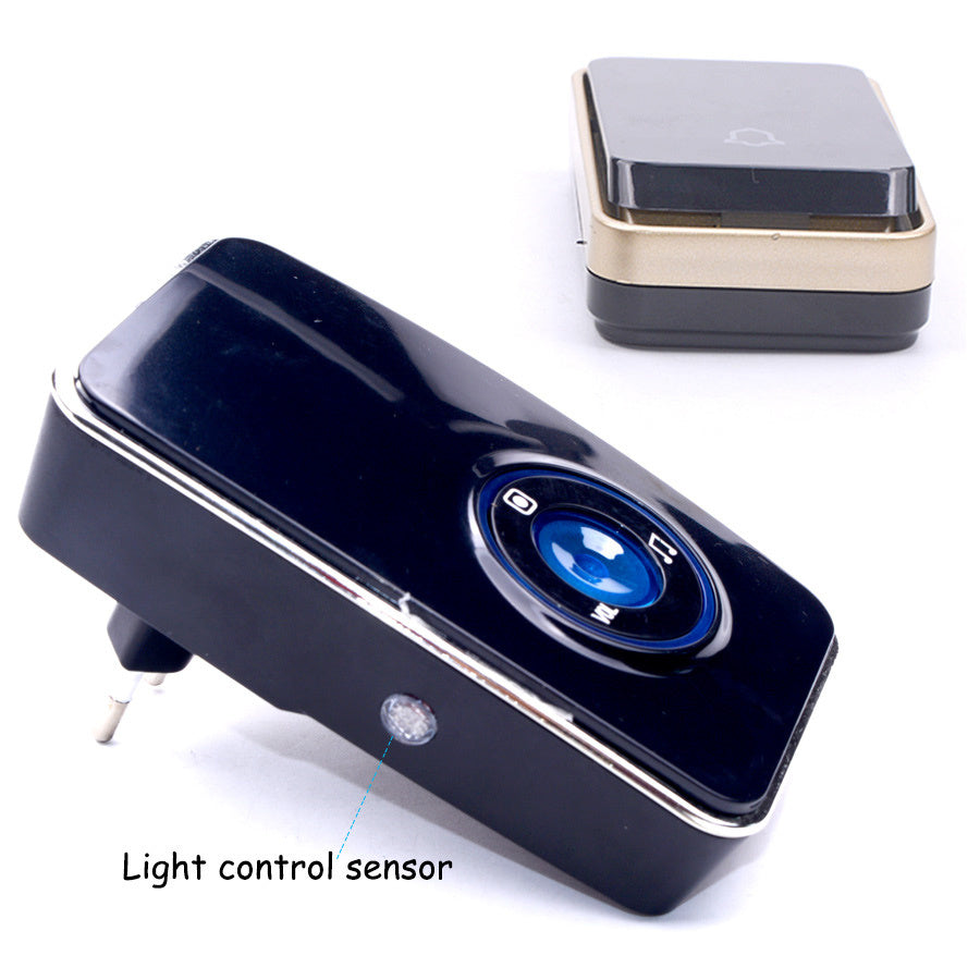Wireless Doorbell with Night Light Sensor, 150m Range by HitMyNeed