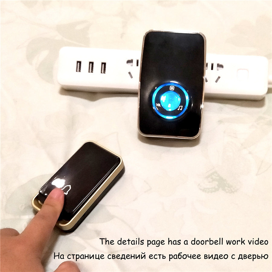 Wireless Doorbell with Night Light Sensor, 150m Range by HitMyNeed