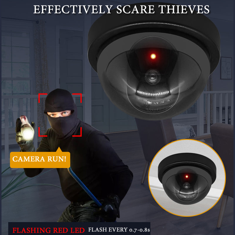 Wireless Dummy Dome CCTV Camera with Flashing LED by HitMyNeed