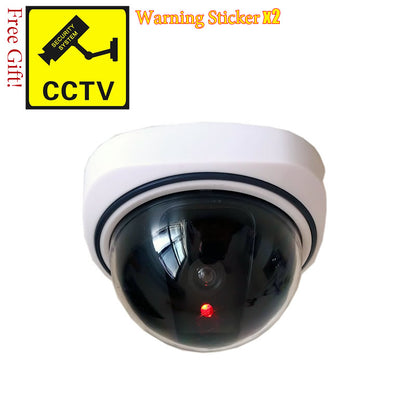 Wireless Dummy Dome CCTV Camera with Flashing LED small-dome by HitMyNeed