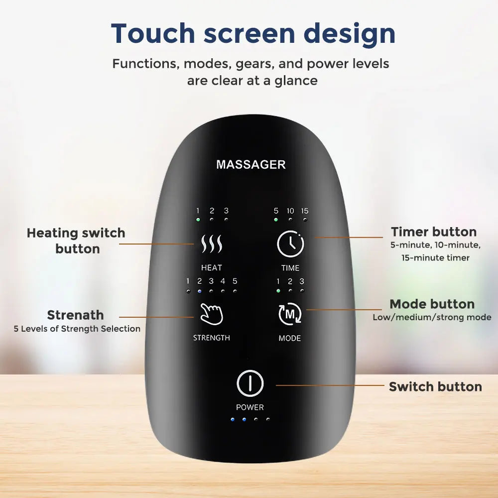 Wireless Electric Hand Massager with Heat by HitMyNeed