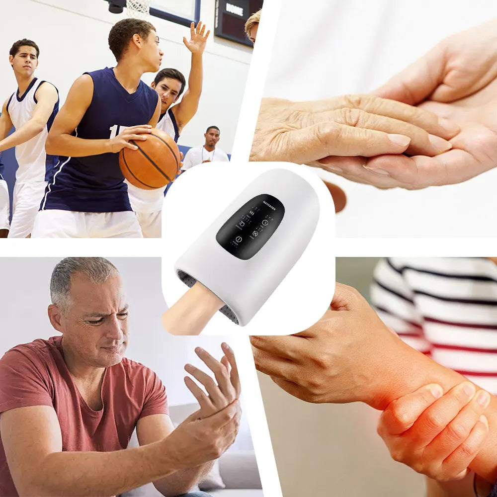 Wireless Electric Hand Massager with Heat by HitMyNeed
