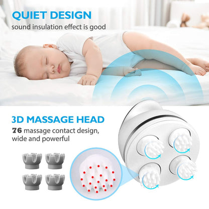Wireless Electric Head Massager Scalp Vibrator by HitMyNeed