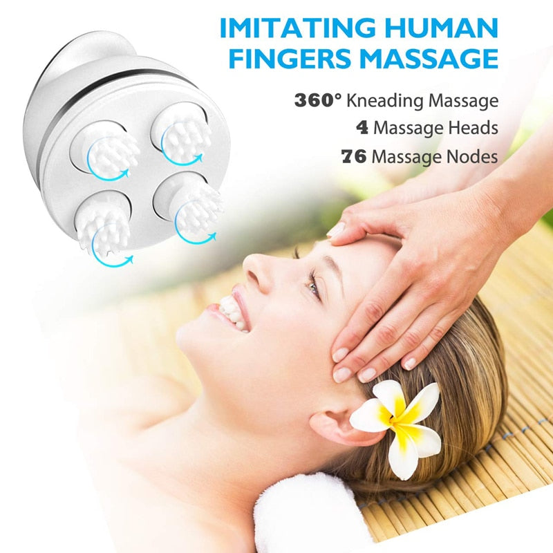 Wireless Electric Head Massager Scalp Vibrator by HitMyNeed