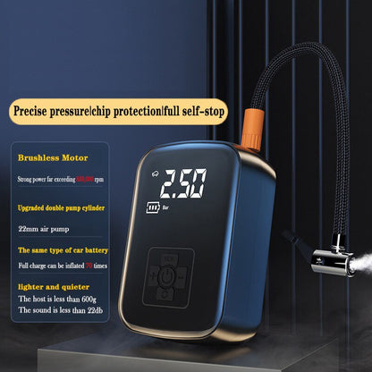Wireless Electric Tire Inflator Air Pump by HitMyNeed