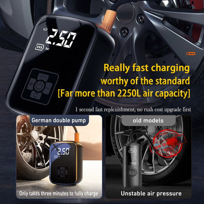 Wireless Electric Tire Inflator Air Pump by HitMyNeed