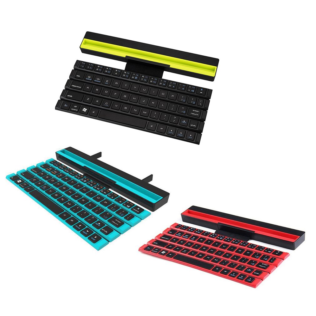 Wireless Folding Bluetooth Keyboard for Mobile Devices by HitMyNeed