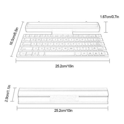Wireless Folding Bluetooth Keyboard for Mobile Devices by HitMyNeed
