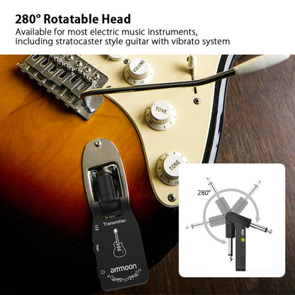 Wireless Guitar Audio Connector Transmitter & Receiver by HitMyNeed