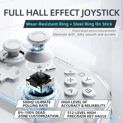 Wireless Hall-Effect Gamepad for Switch, PC & Mobile by HitMyNeed