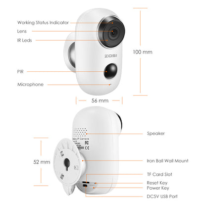 Wireless Indoor Outdoor CCTV Security Camera 720p by HitMyNeed