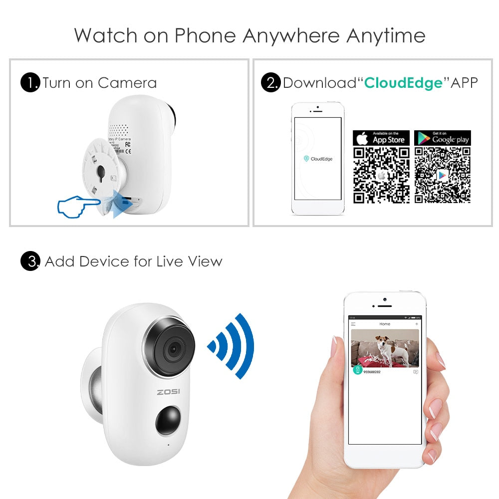 Wireless Indoor Outdoor CCTV Security Camera 720p by HitMyNeed