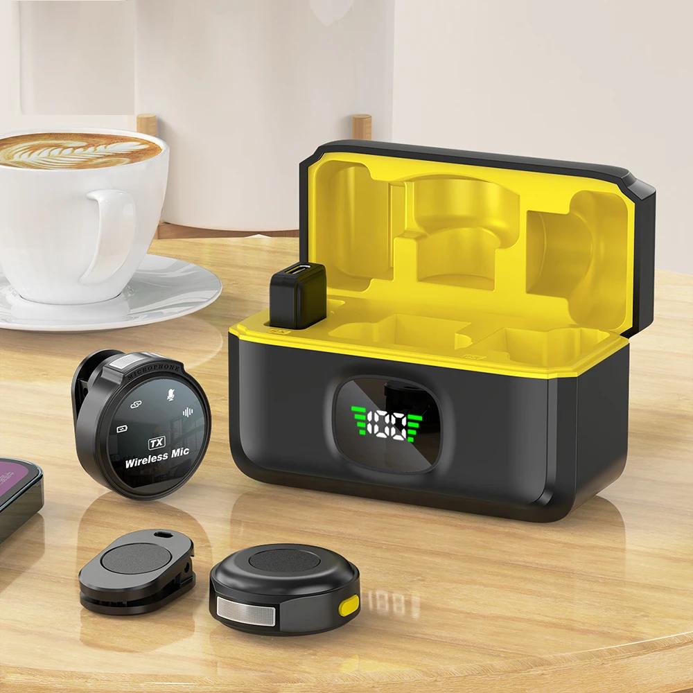 Wireless Lavalier Microphone for iPhone & Type‑C Devices by HitMyNeed