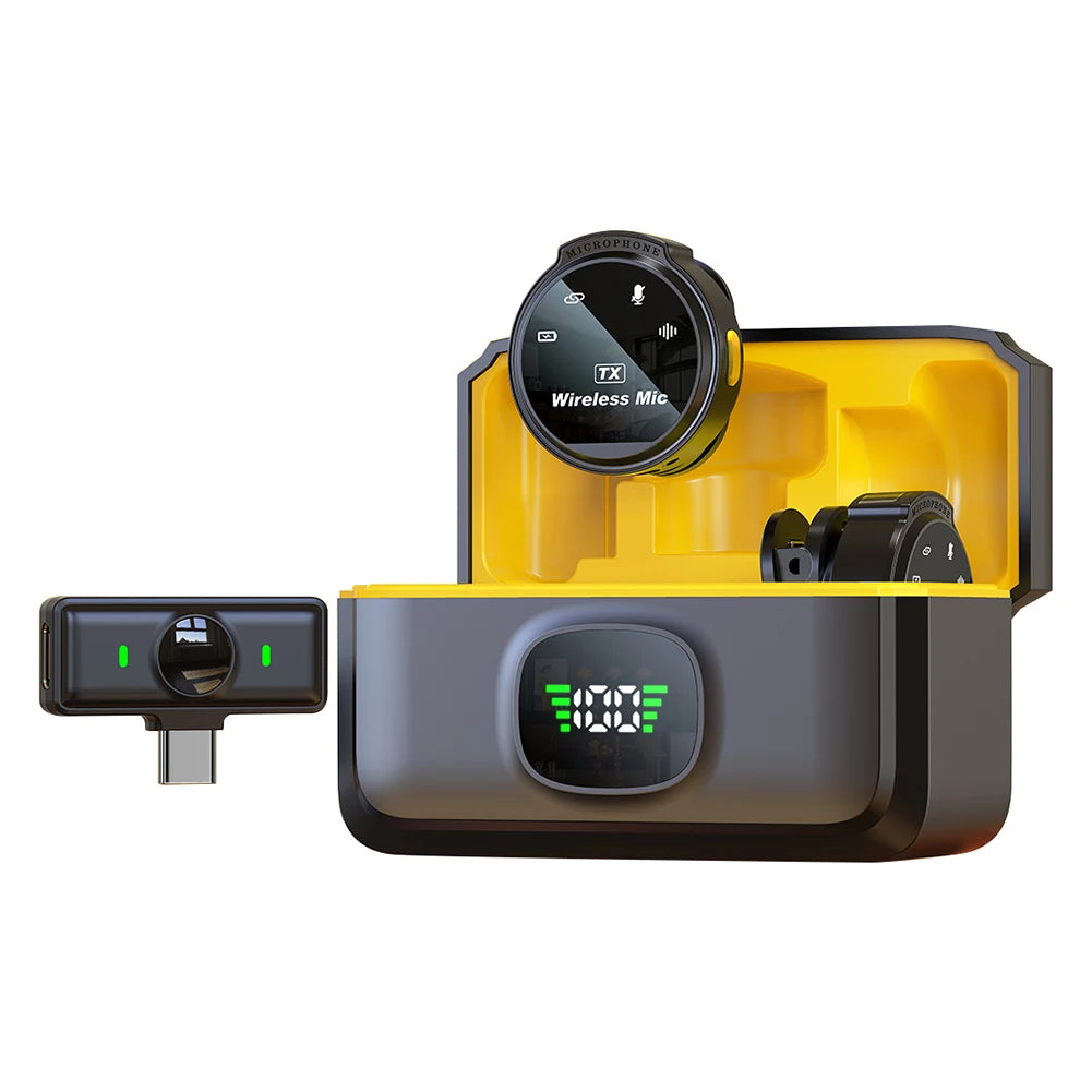 Wireless Lavalier Microphone for iPhone & Type‑C Devices by HitMyNeed