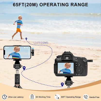 Wireless Lavalier Microphone for Phone & Camera by HitMyNeed