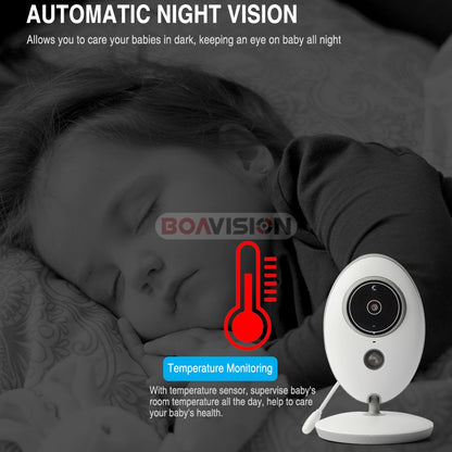 Wireless LCD Baby Monitor Camera with Audio & Night Vision by HitMyNeed