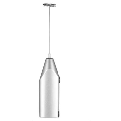 Wireless Milk Frother & Coffee Whisk Mixer silver by HitMyNeed