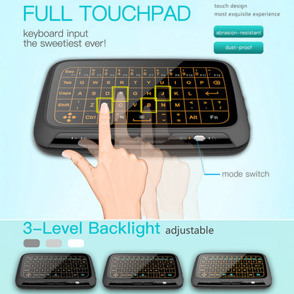 Wireless Mini Keyboard with Touchpad & Backlight by HitMyNeed