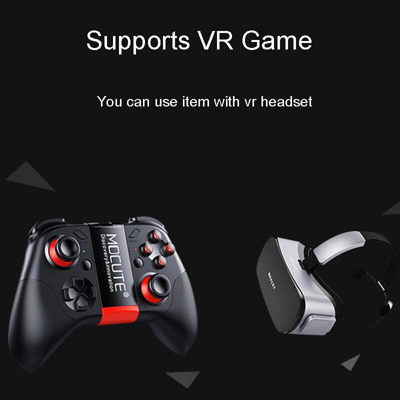 Wireless Mobile Gaming Joystick with Phone Holder by HitMyNeed